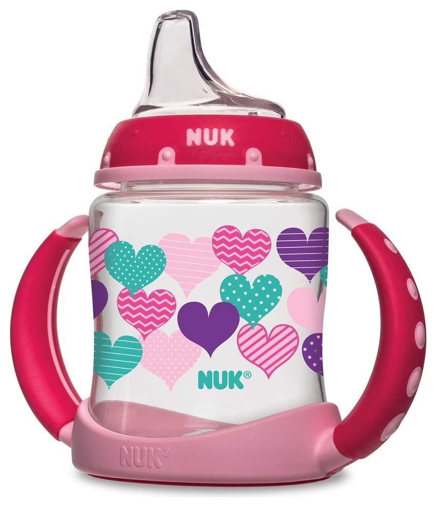Nuk Learner Cup, 5 Ounce, Pink Hearts