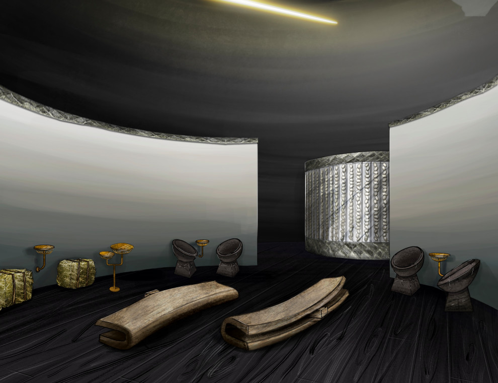 Визуализация дипломного проекта в виде скетчей