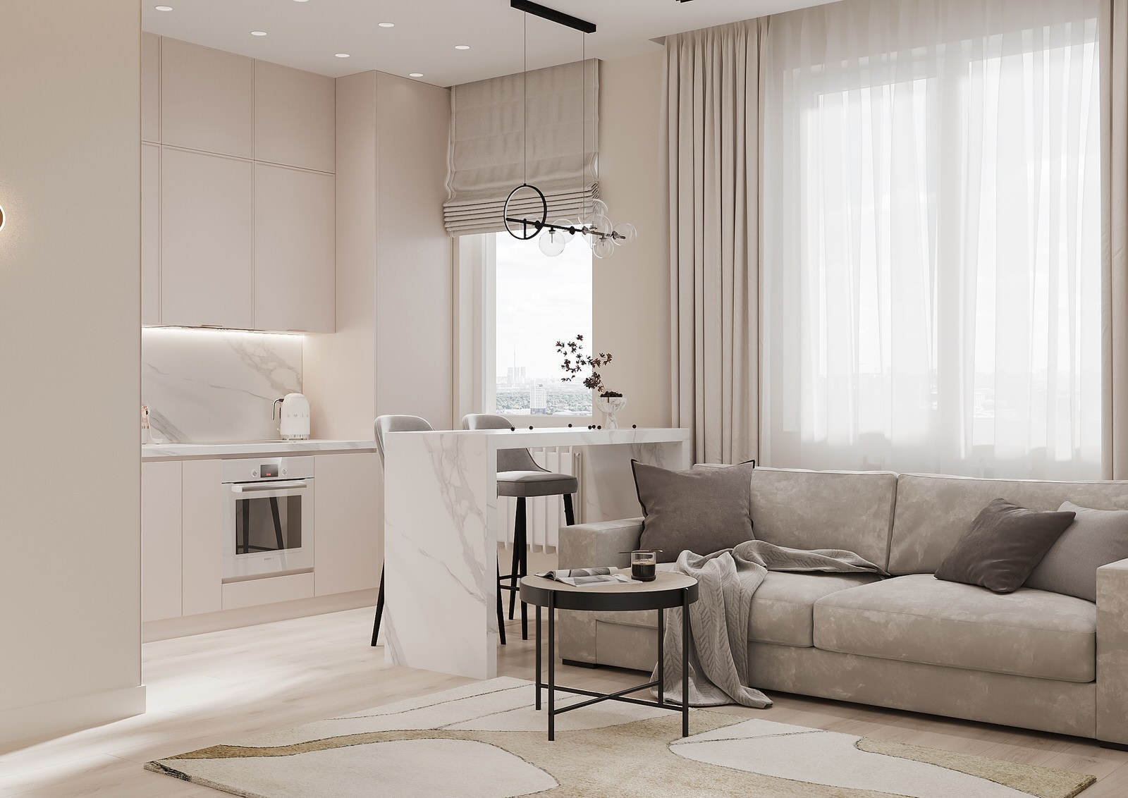 white с террасой