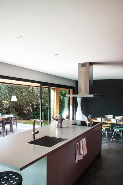 Maison B2 contemporaneo-cocina