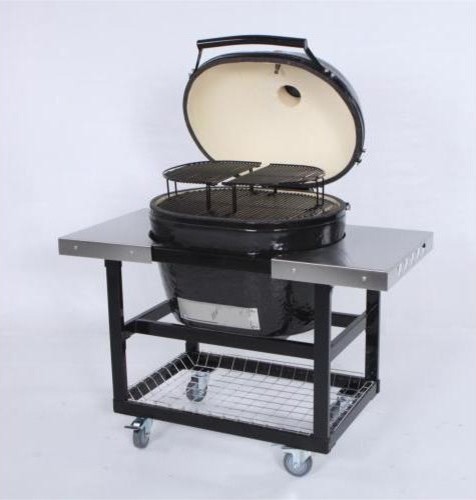 Stainless Steel Side Table for Oval Junior Grill