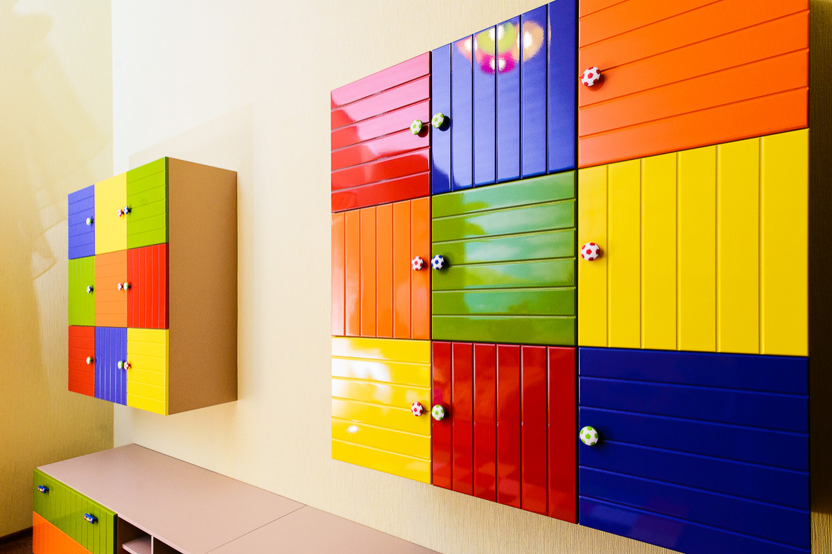 Шкафы в стиле кубик-рубик