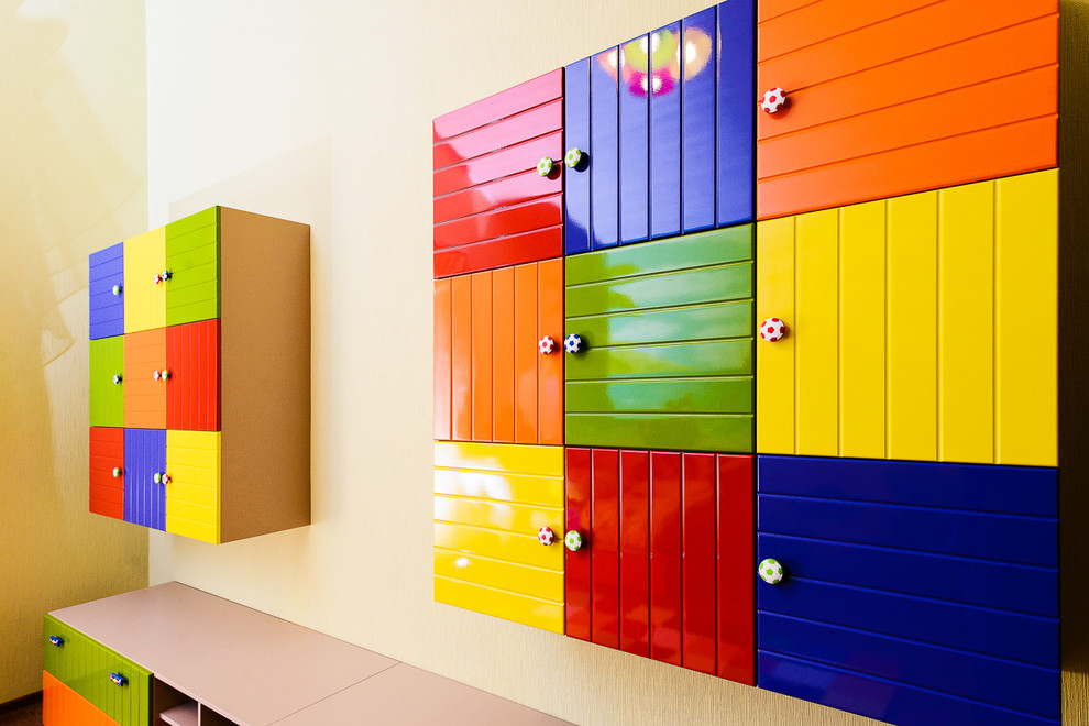 Шкафы в стиле кубик-рубик