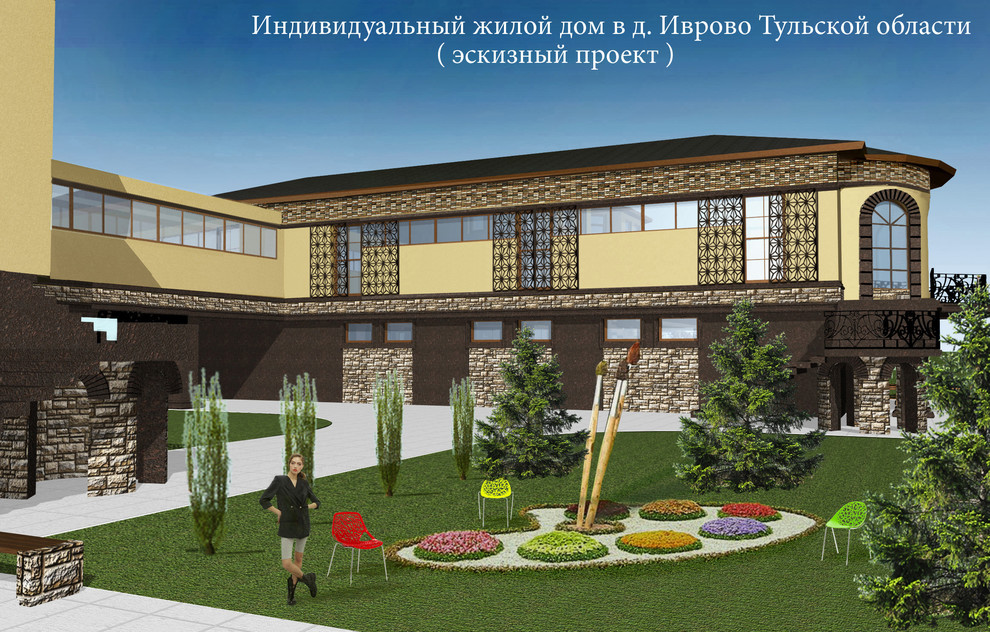 Индивидуальный жилой дом в д.Иврово Ленинского района Тульской области