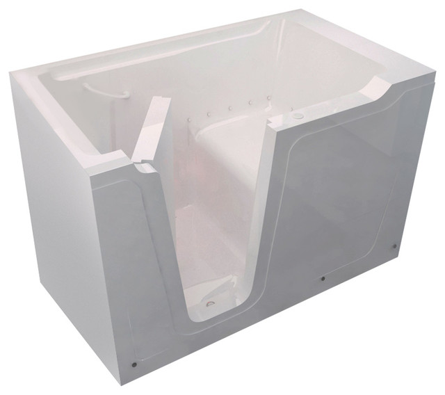 MediTub WalkIn 36 x 60 Left Drain White Air Jetted WalkIn Bathtub, 60