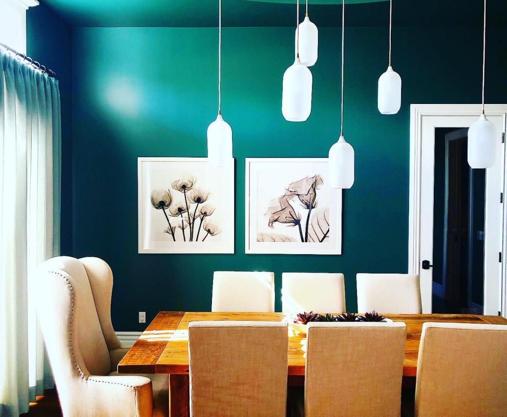 Dining room - transitional dining room idea in Phoenix
