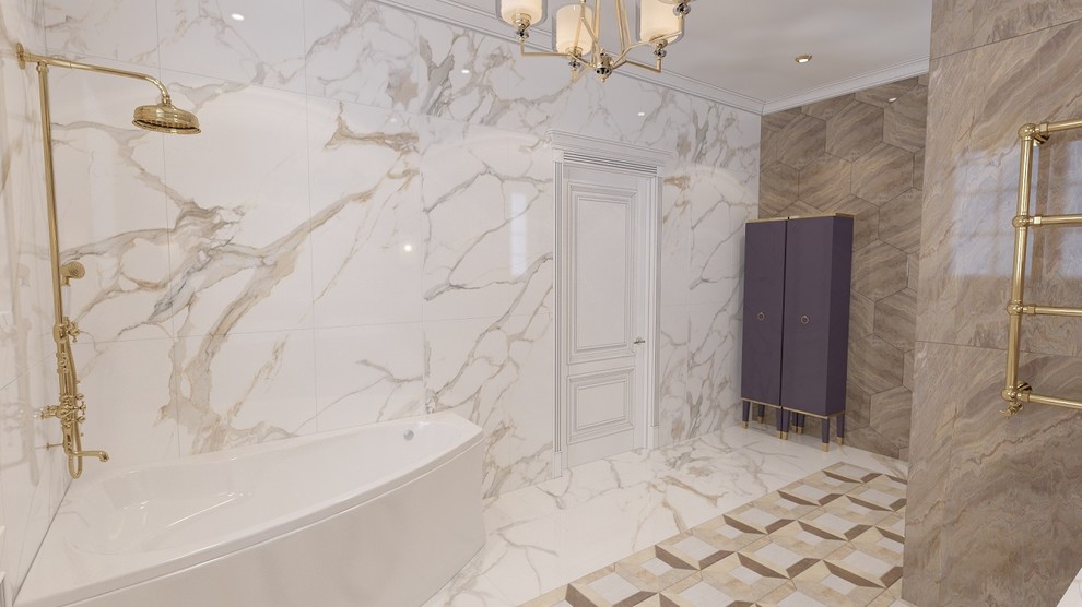 Дизайн-проект дома в стиле современная классика