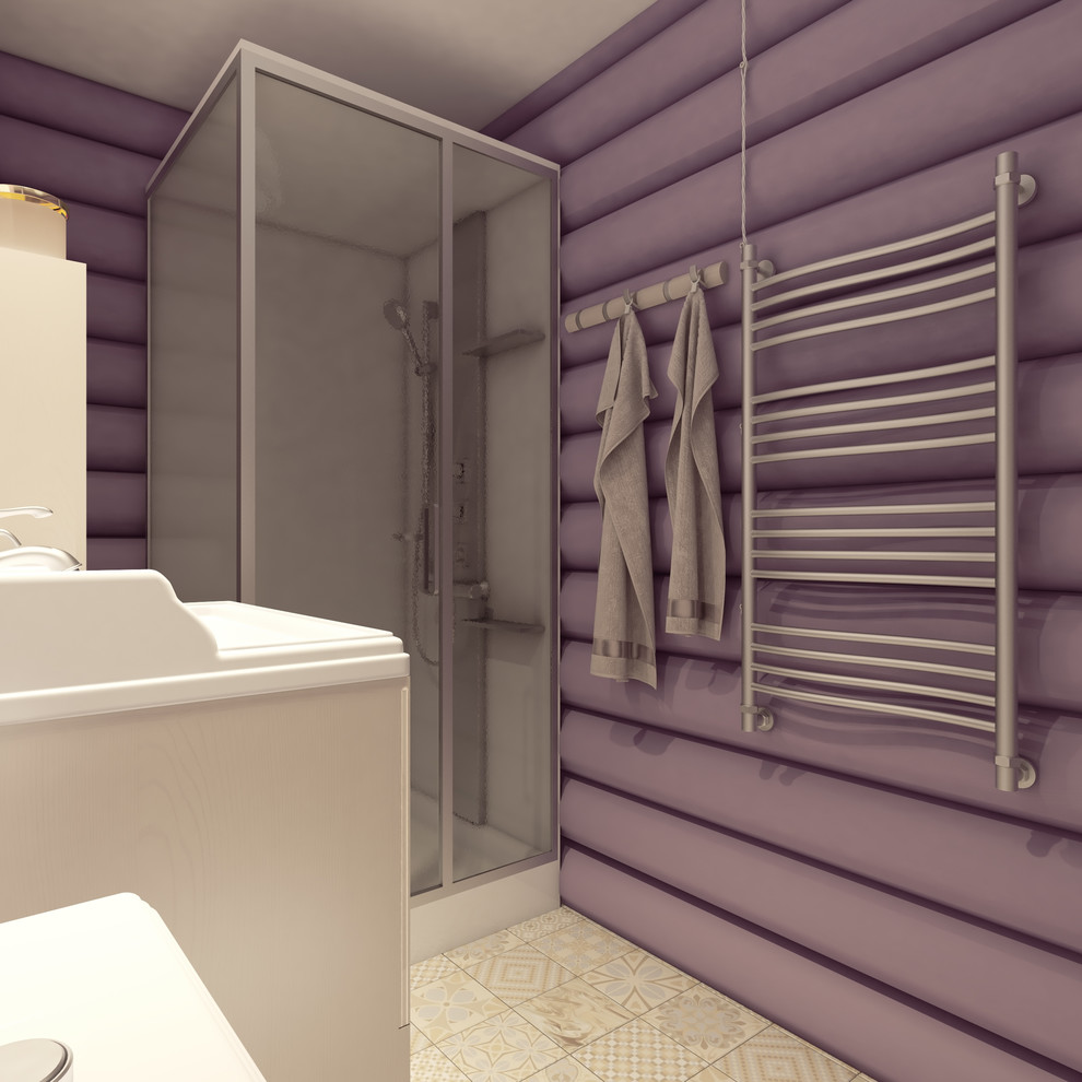 Сруб в современно-классическом стиле