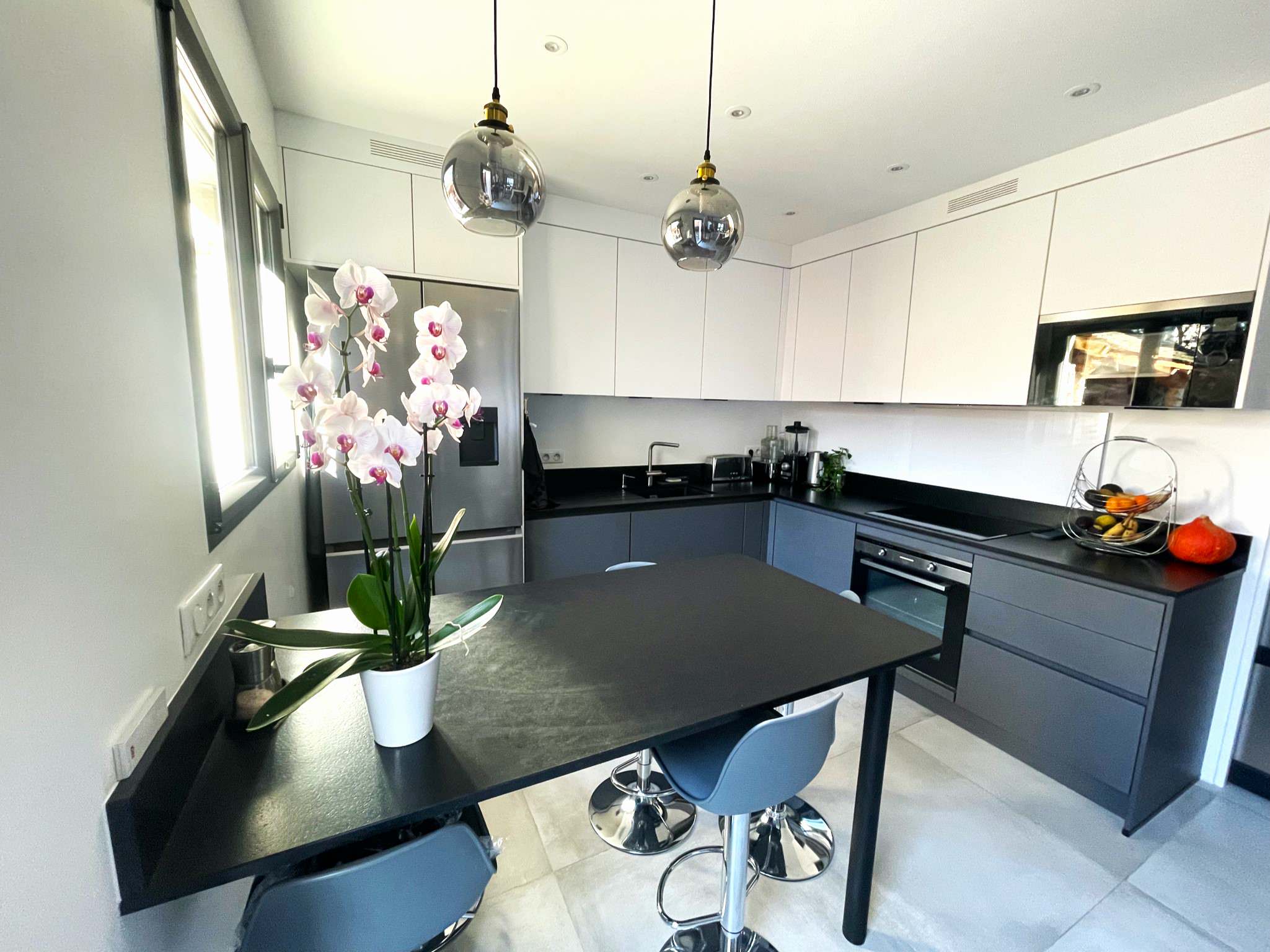 Rénovation totale séjour cuisine