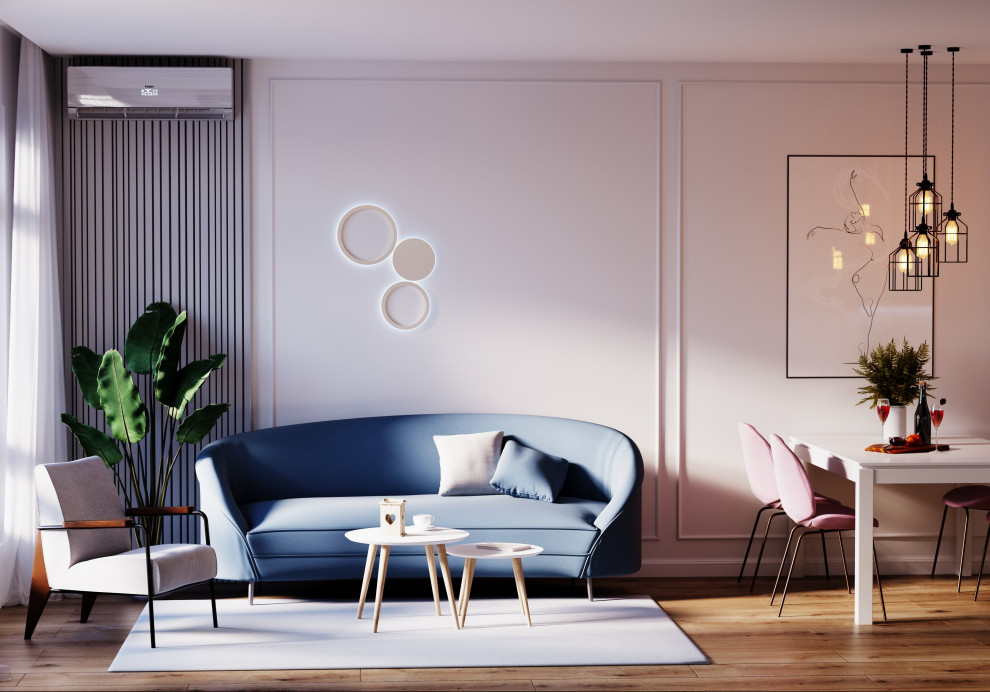 living room design & visualization