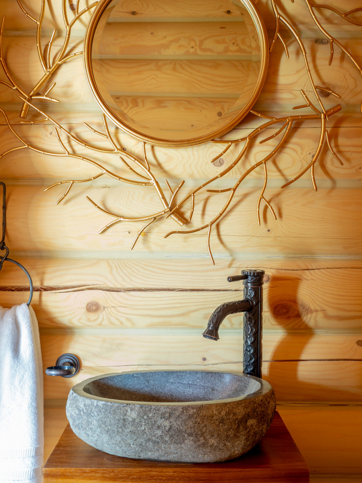 Банный домик с бассейном (фото)