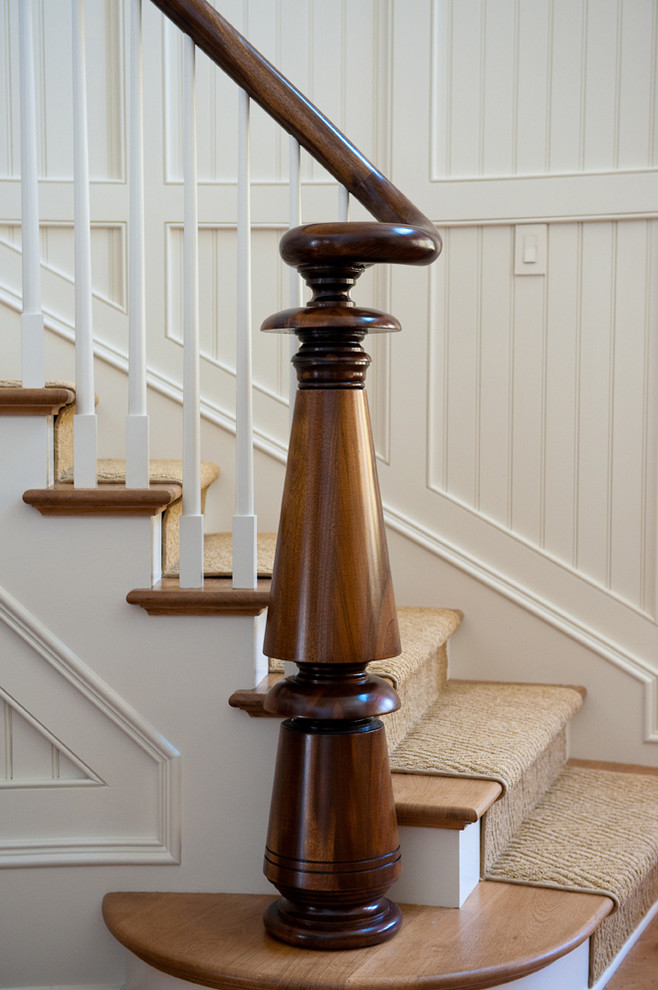 Inspiration for a traditional staircase in Charleston.
