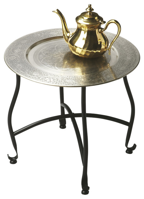 Metalworks 2395025 Butler Casbah Metal Tray Table 
