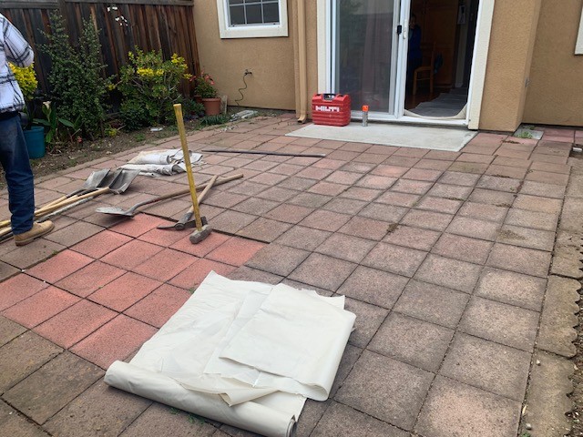 Pavers Before & After