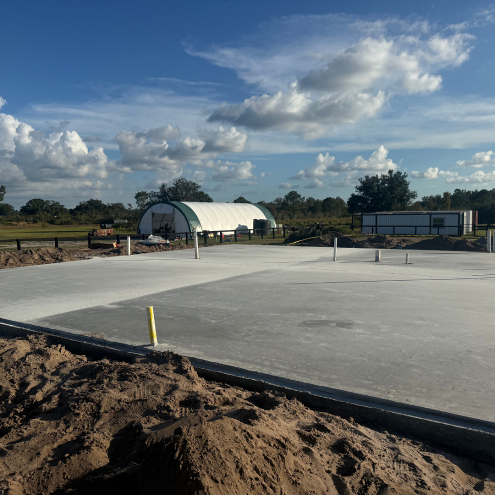 Barn-Dominium Foundation Pour