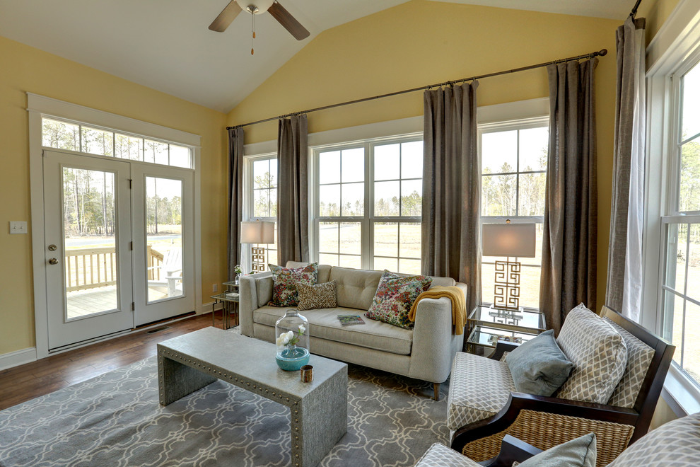Photo of a transitional sunroom in Richmond.