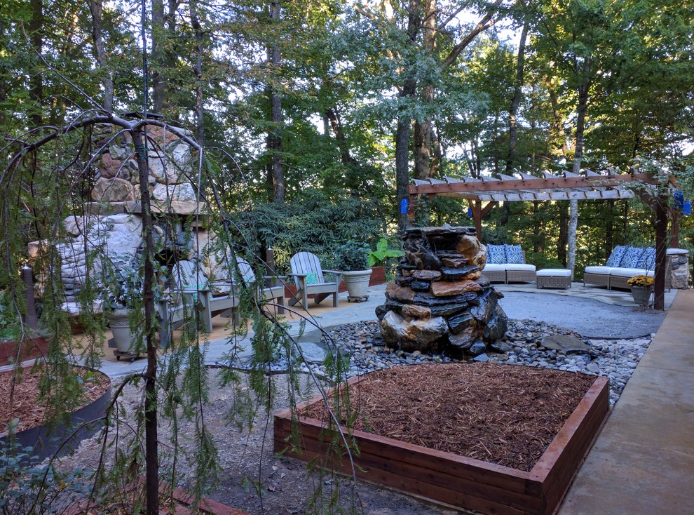 Rustic Backyard Oasis - Rustic - Other | Houzz