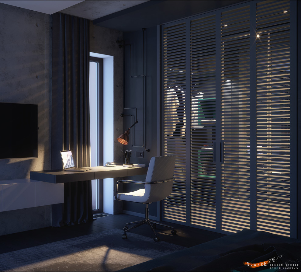 Комната для молодой девушки. Простота линий и форм