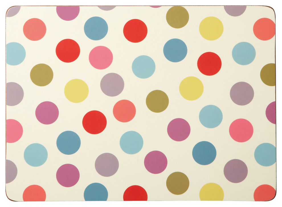 Spot Placemats, Set of 4 Contemporary Placemats by Ulster Weavers