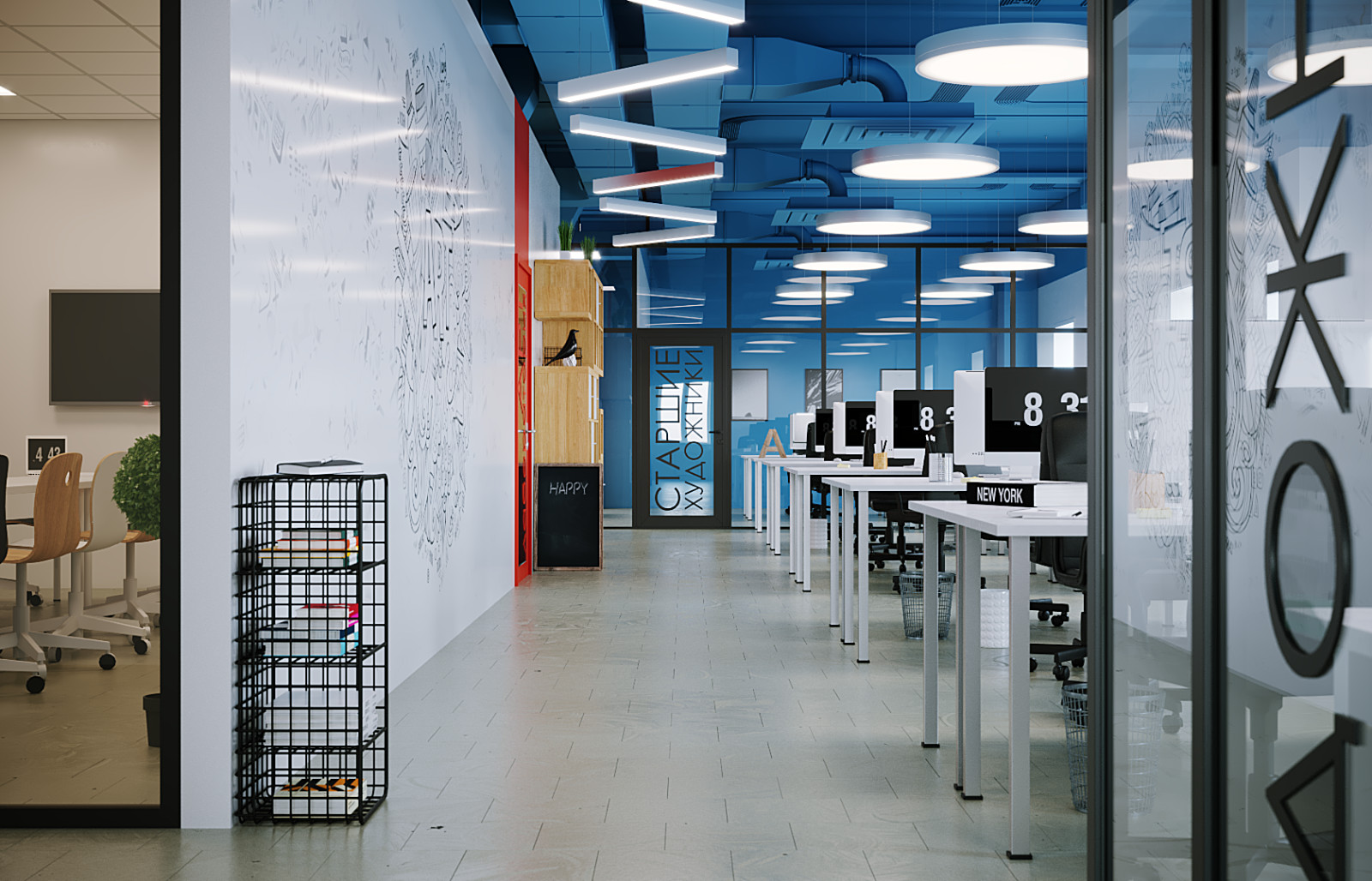 Интерьер офиса для художников-ювелиров