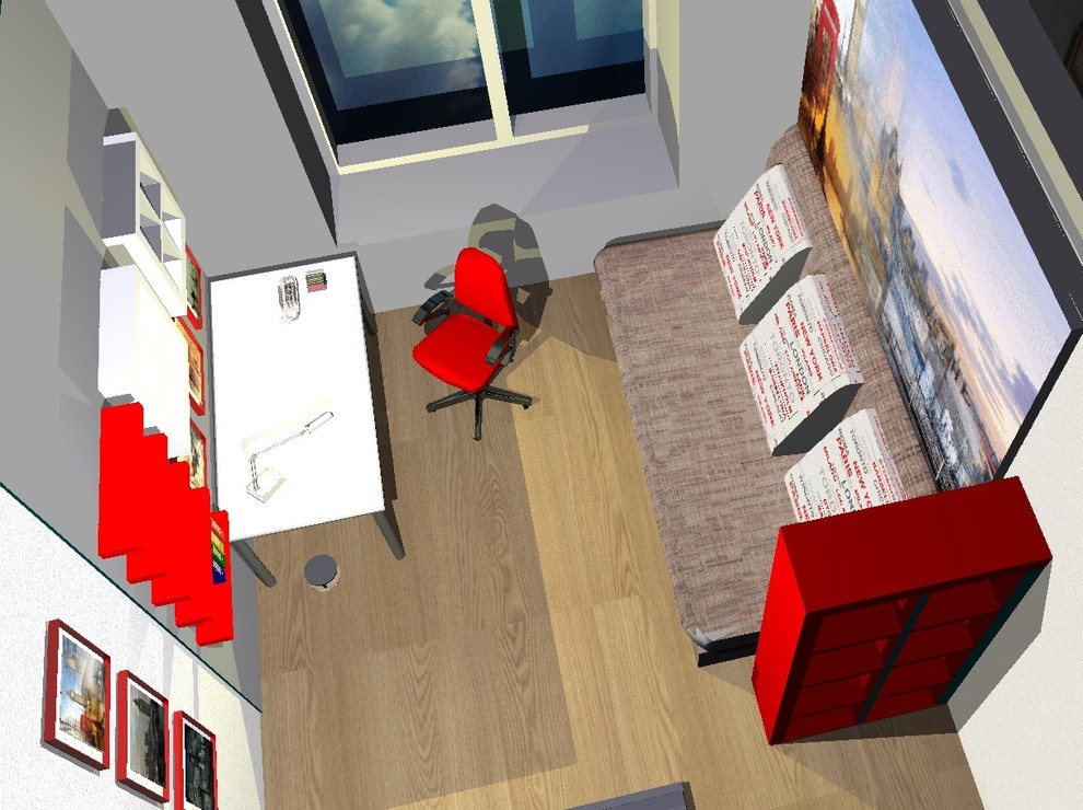 Экспресс-дизайн комнаты подростка с мебелью "IKEA"