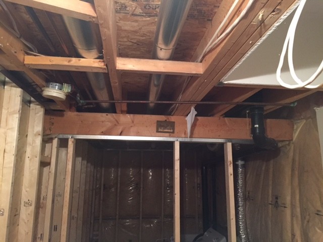 Basement Renovation - Mississauga, ON January 2017 - Before & After