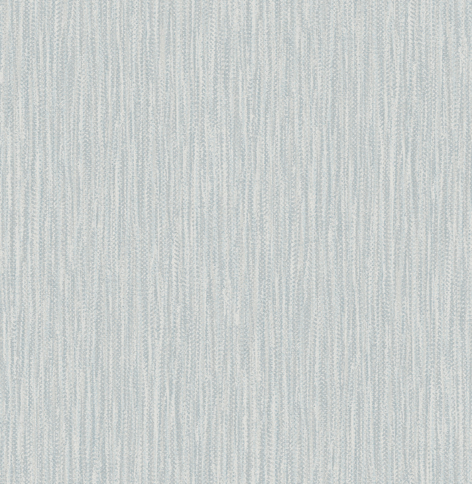 Raffia Light Blue Faux Grasscloth Wallpaper Contemporary Wallpaper by Brewster Home