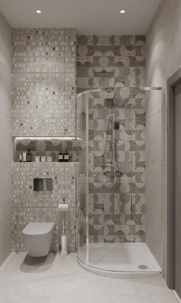 Современная душевая комната