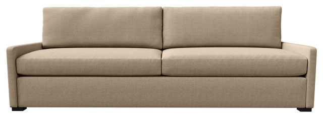 Nativa Interiors Kimpton Sofa 101", Flax, Depth: Classic