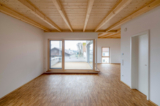 Passivhaus-Wohnanlage Heufeld contemporary-vardagsrum