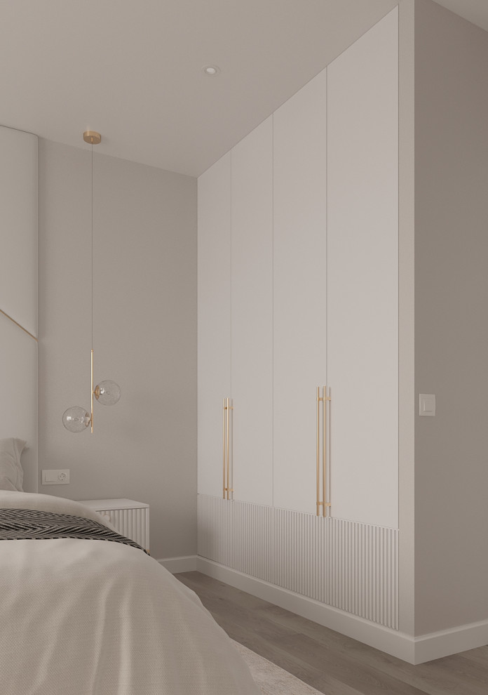 Светлая спальня для семейной пары