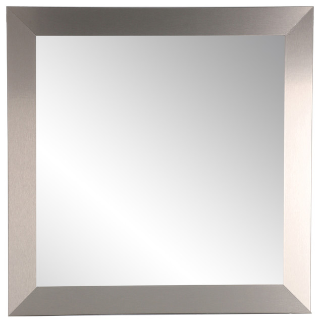 Brandtworks Industrial Modern Home Accent Square Wall Mirror 32 X32