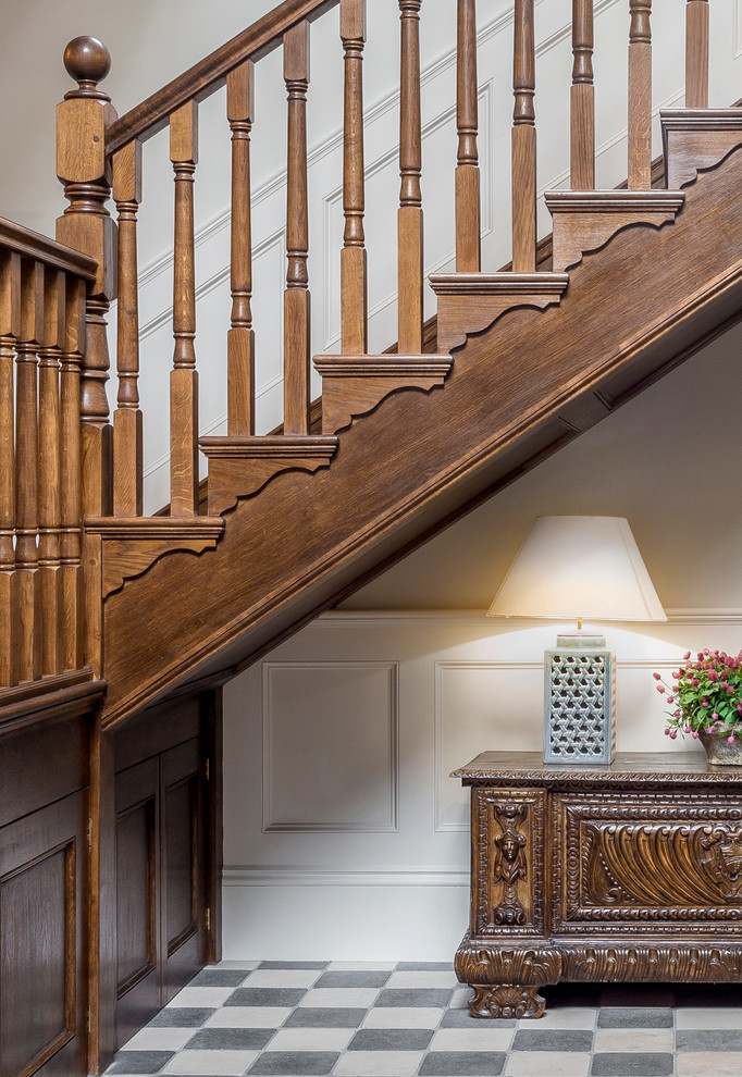 Traditional staircase in Kent.