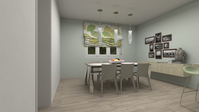 Digital Home Staging Casa Singola modern-kueche