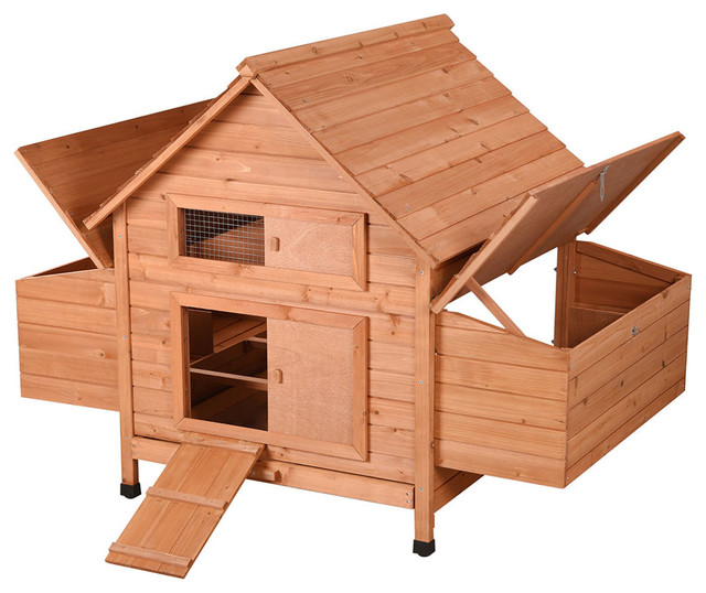 59 Wooden Chicken Coop Hen House Nesting