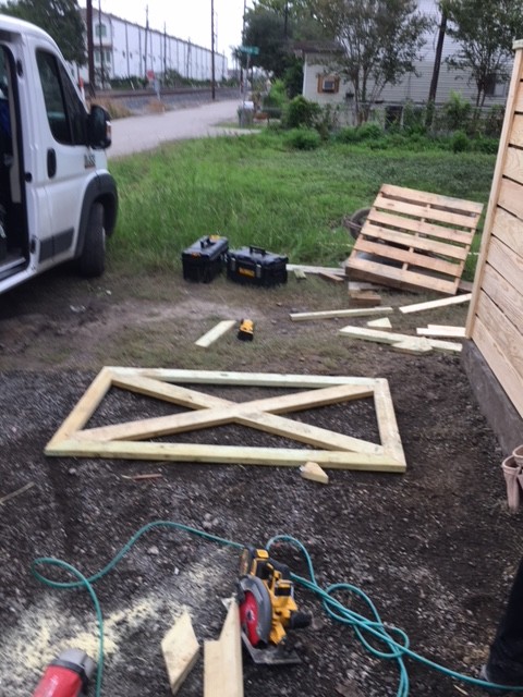 Wood Cottage Fence - Horizontal