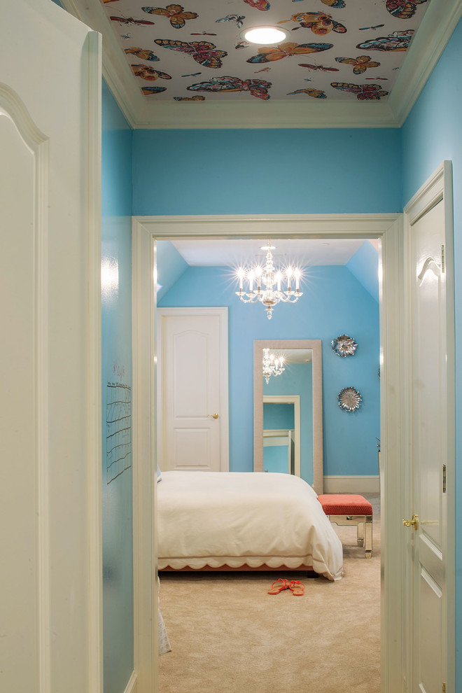 Design ideas for an eclectic bedroom in Philadelphia.