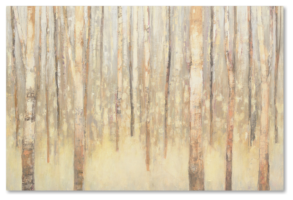 Julia Purinton 'Birches in Winter' Canvas Art, 22" x 32"