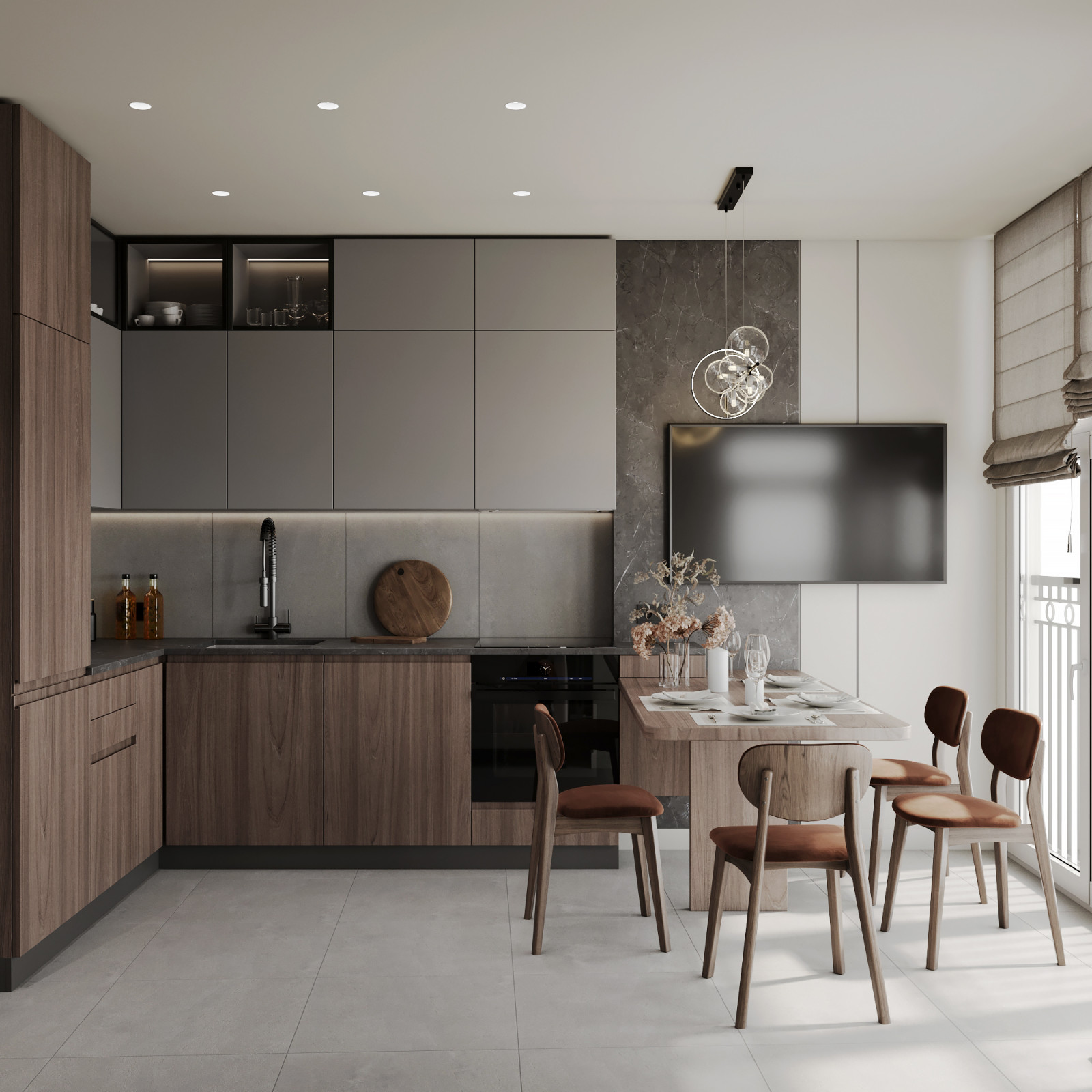 Небольшая квартира для семьи