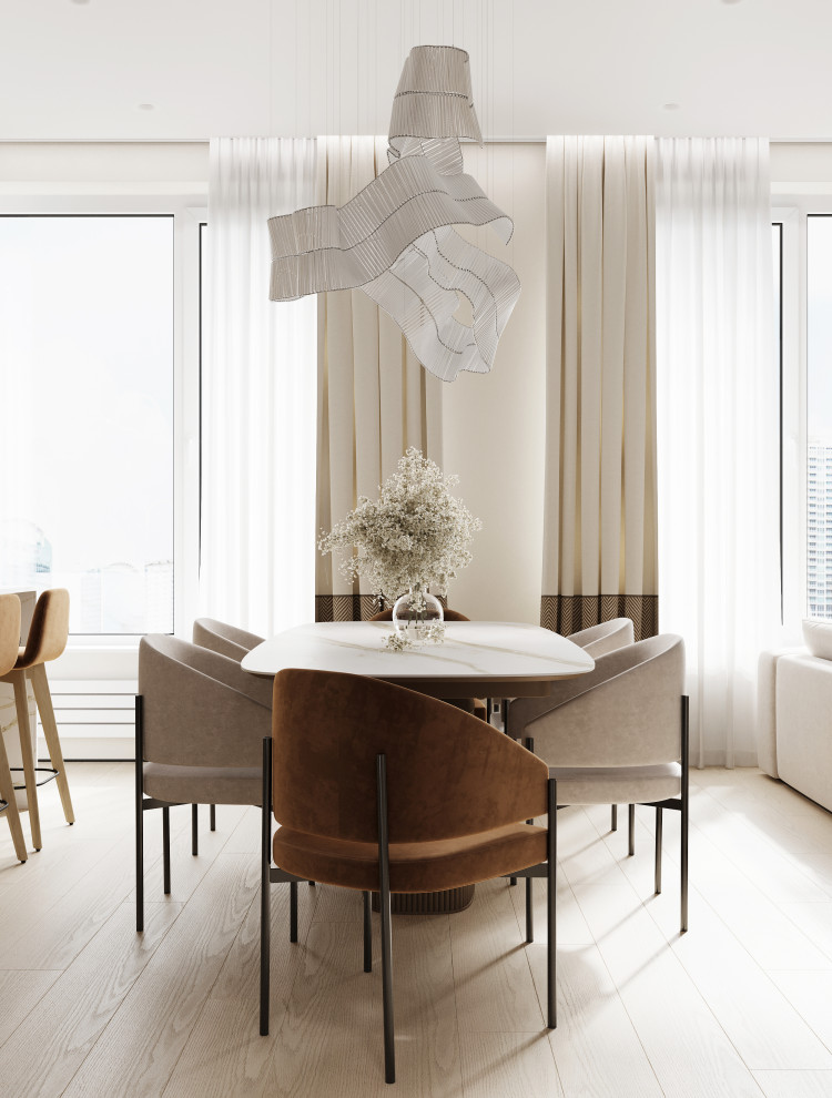 Современный дизайн квартиры в ЖК River Park