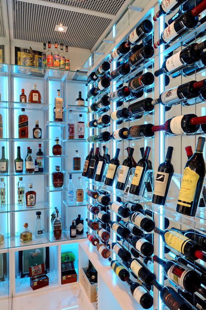 Palm Beach Gardens Vintageisle Modern Wine Cellar Miami by