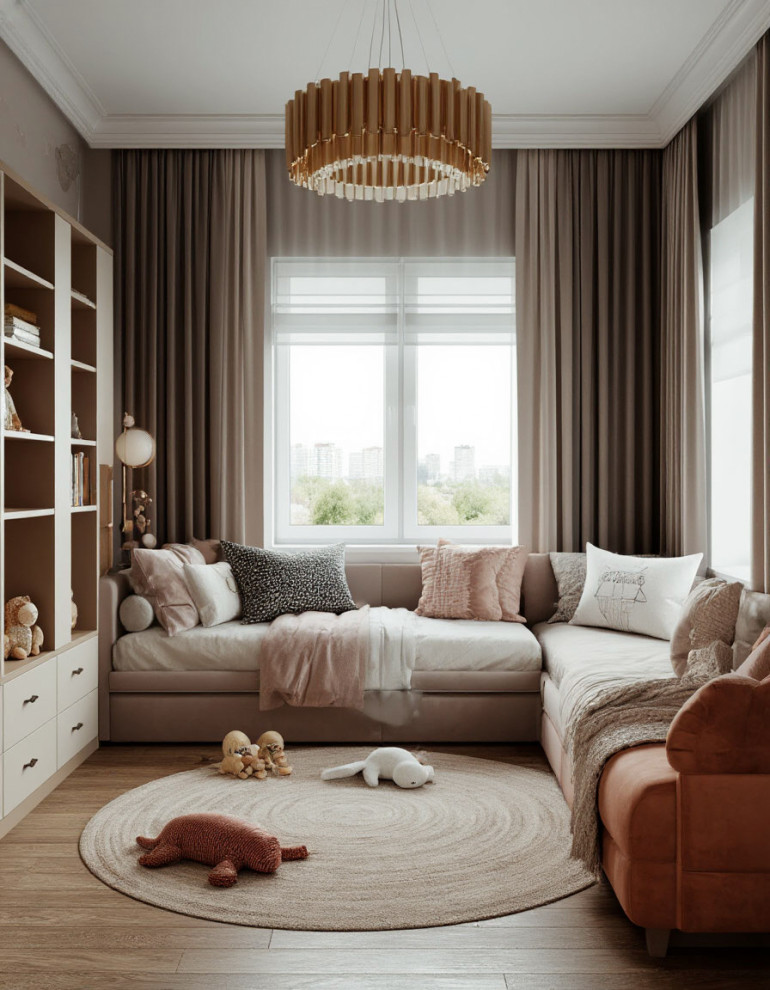 Визуализация детской комнаты в различных стилях