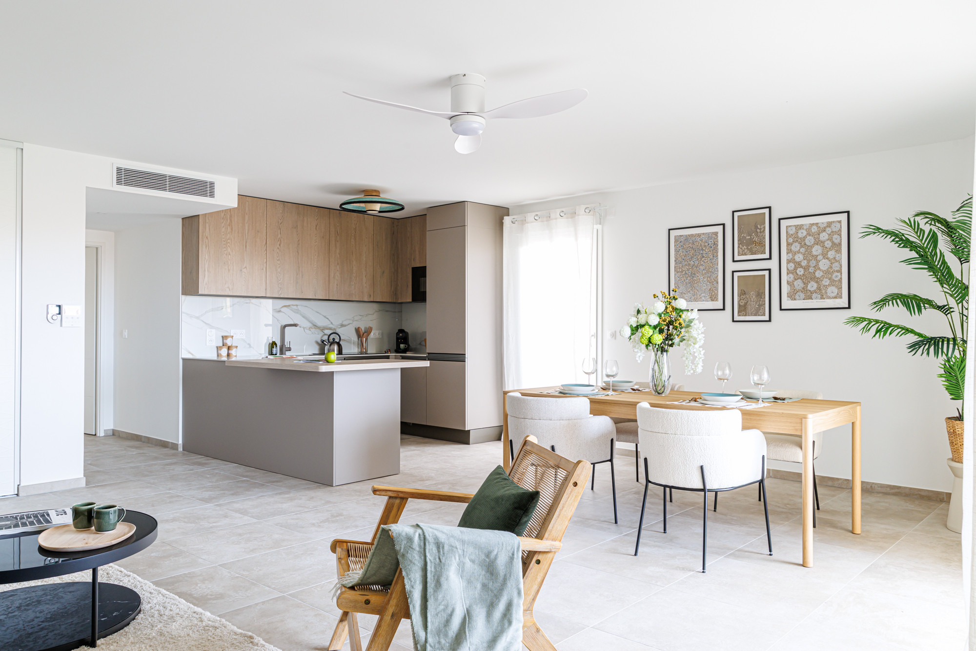 Home staging, L'Echappée mer, Cagnes sur mer