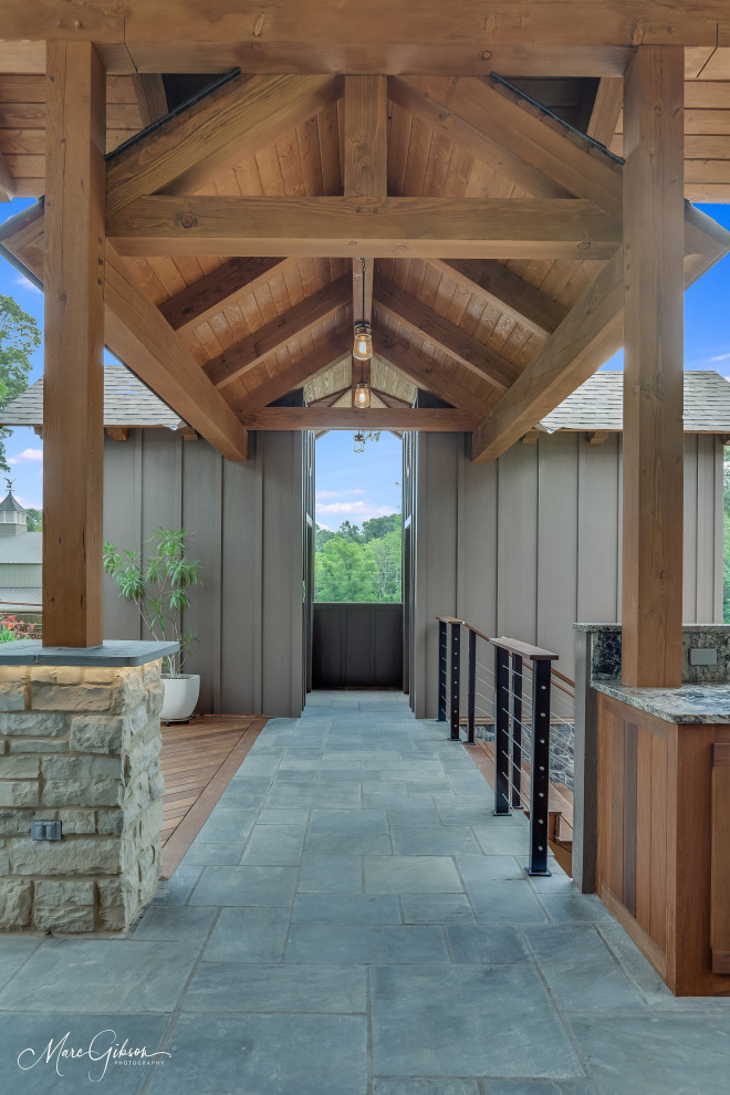 Timber Frame Outdoor Kitchen