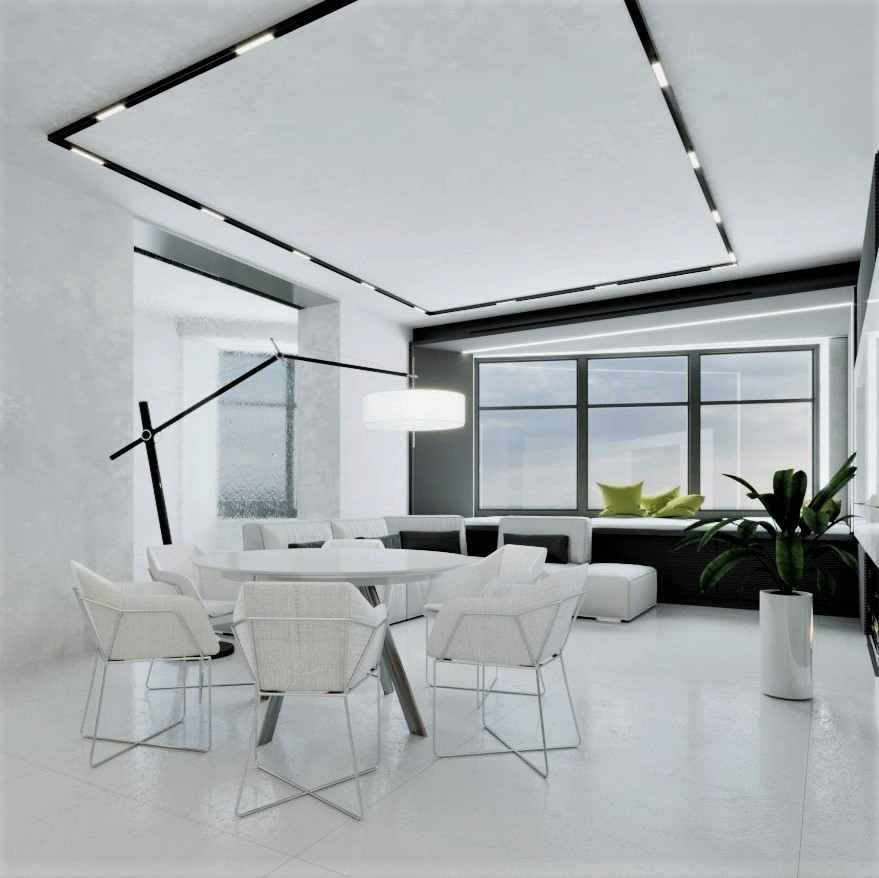 Концепция интерьера пентхауса