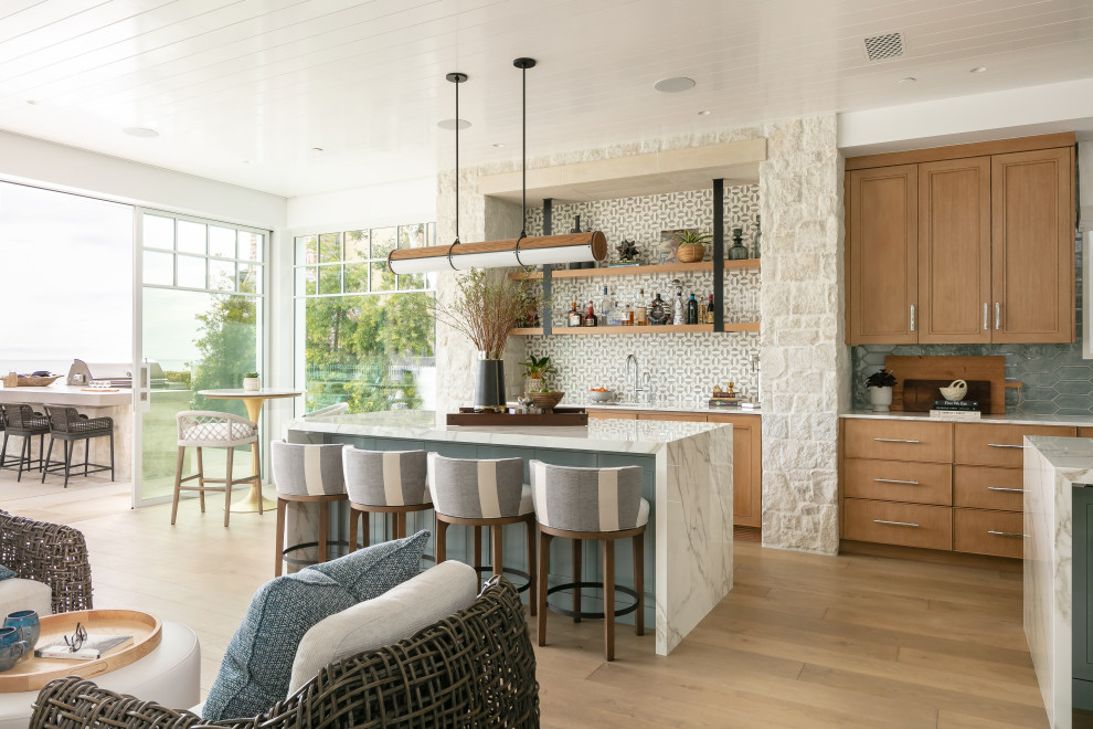 Home design - transitional home design idea in Orange County