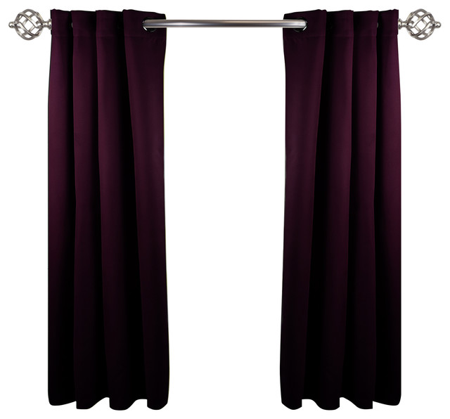 Heavy Duty Drapery Panel Contemporary Curtains By Rod Desyne
