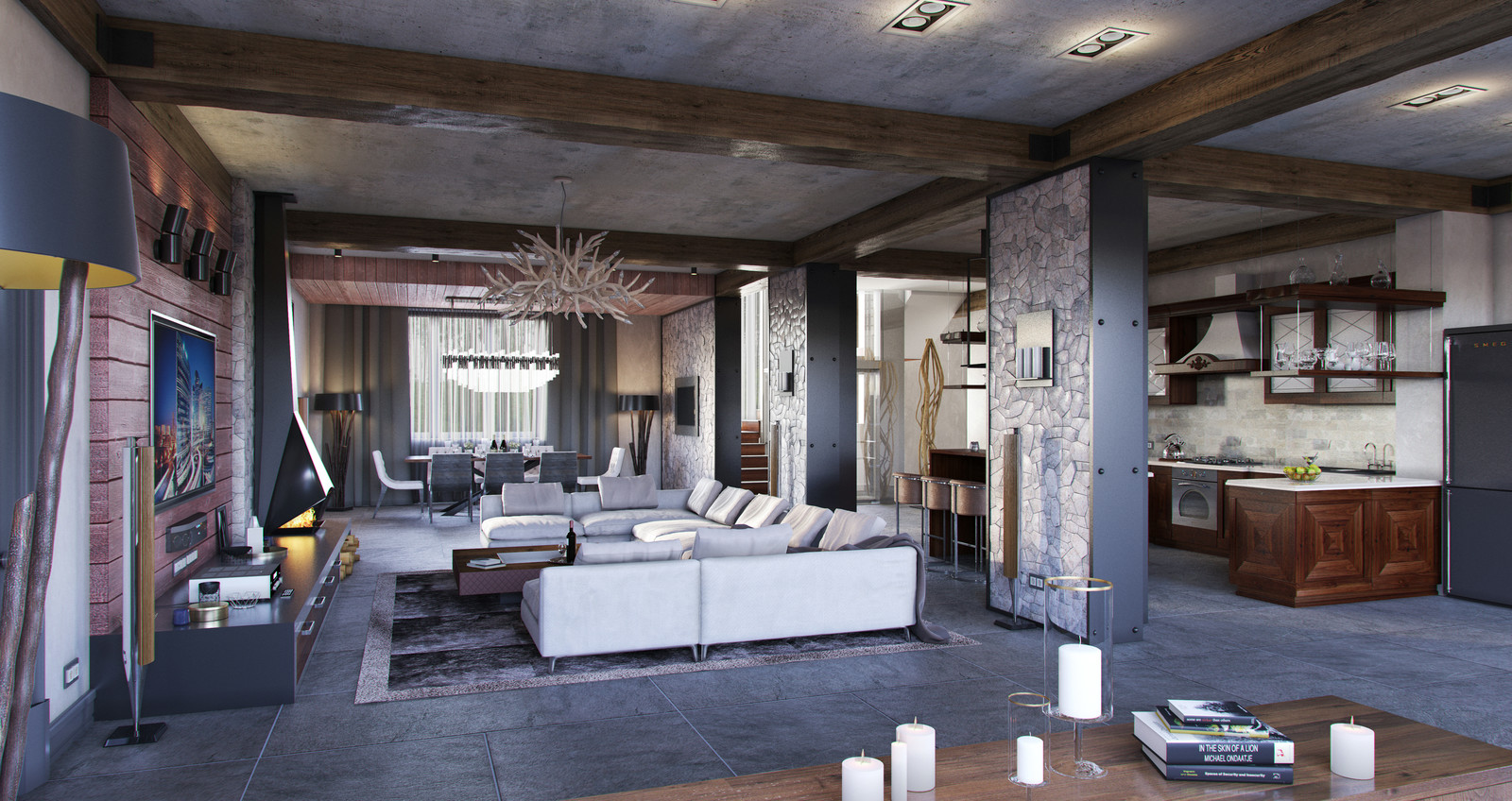 Дом Шале в Миллениум Парке