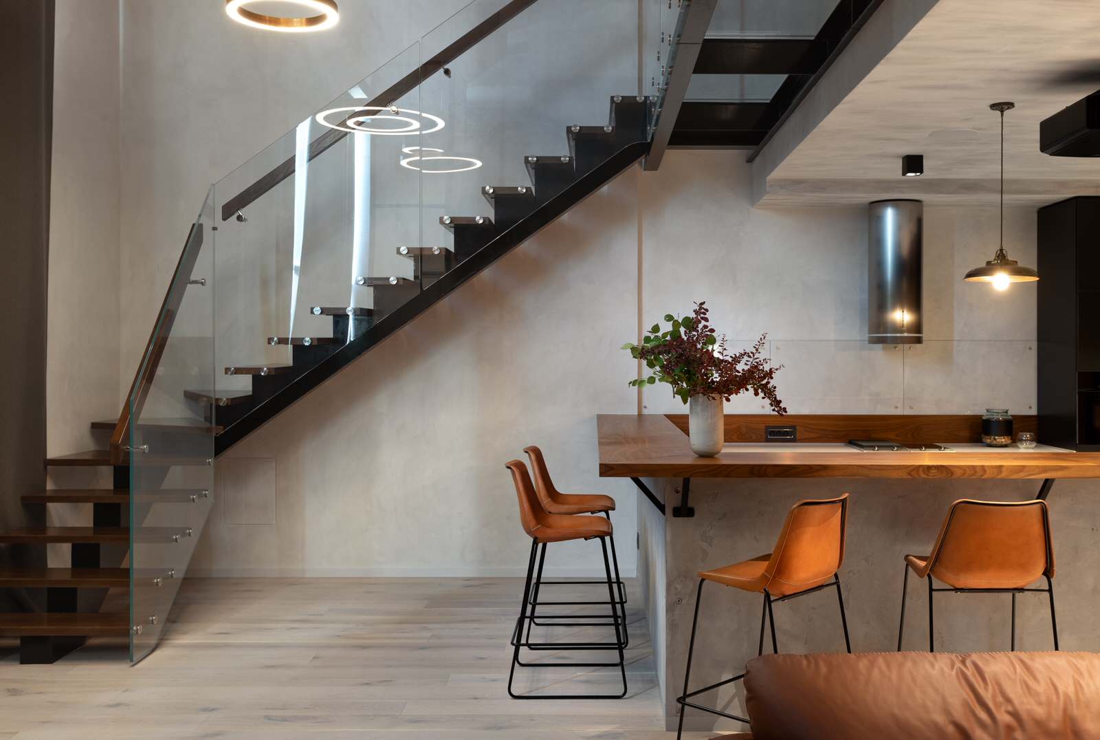 Дизайн двухуровневой квартиры в стиле лофт