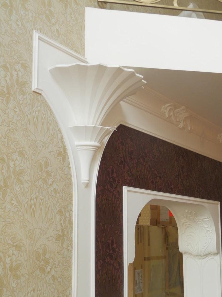 Наша лепнина в проекте с стиле модерн